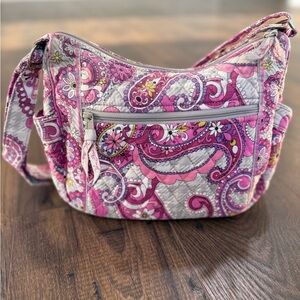 Vera Bradley Pink Paisley Crossbody Shoulder Bag